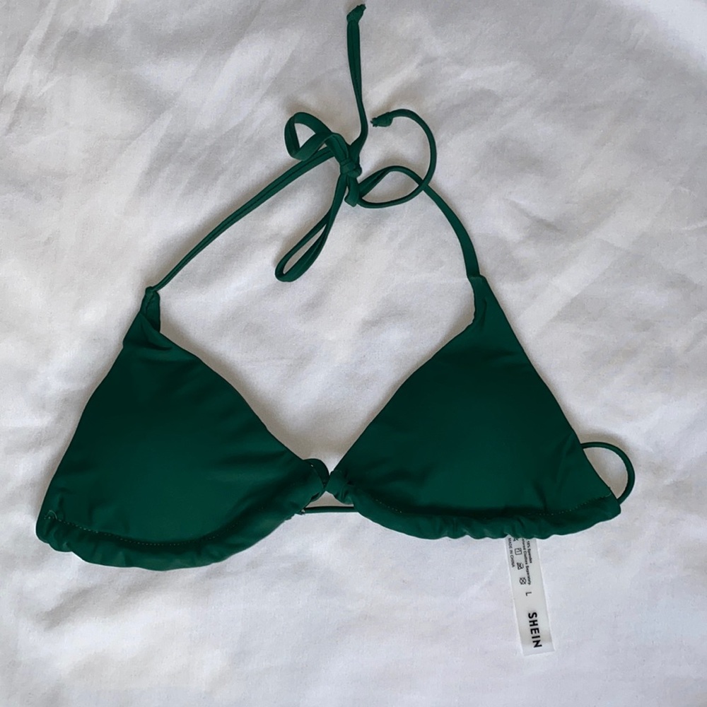 Emerald green simple string bikini. Never been work